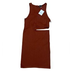 Forever 21 body con Cut Out ribbed Mini Dress size S/M